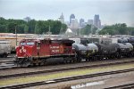 Manifest cruises east past the yard